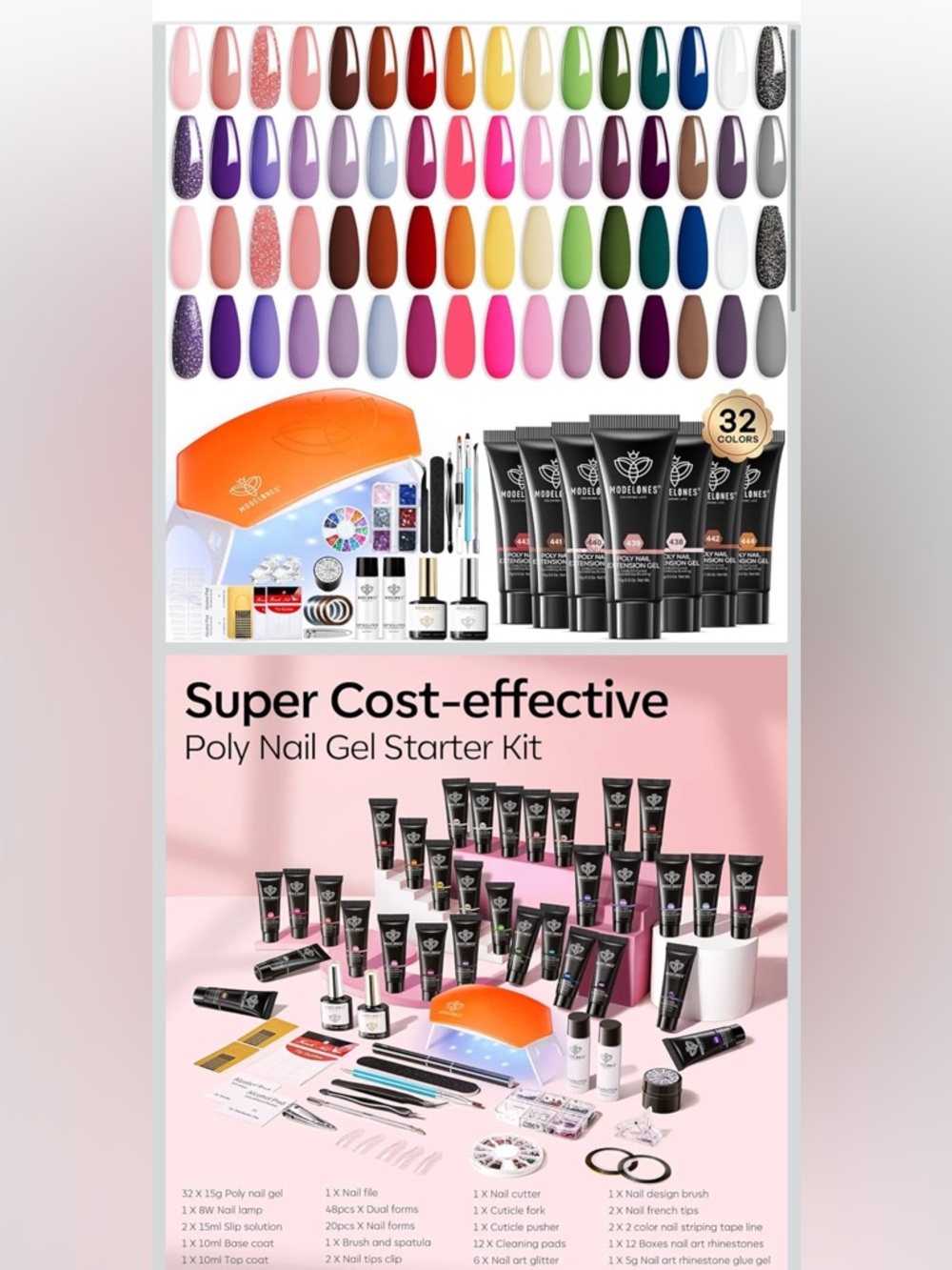 NWT - Modelones Polygel Nail Kit - Picture 7 of 9